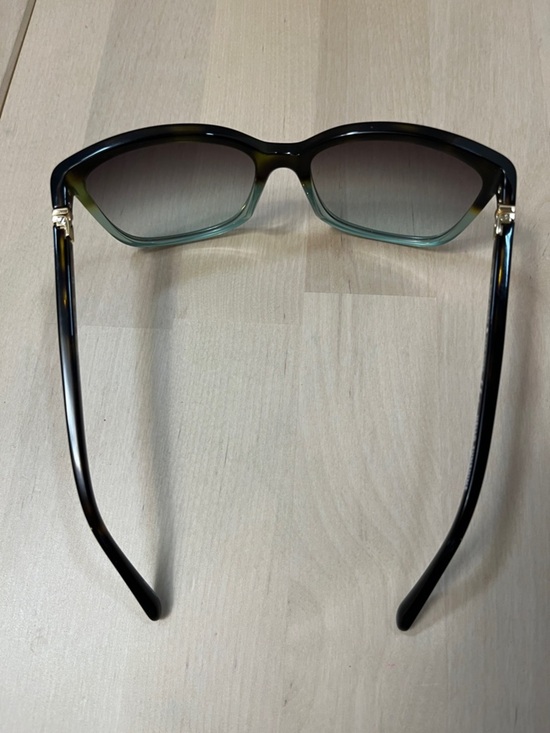 Kate Spade Kasie Brown Tortoise Shell & Aqua Sunglasses - Women’s Small w/ Case